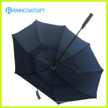 30inch Black Double Canopy Vented Luxury Wholesale Golf Umbrella